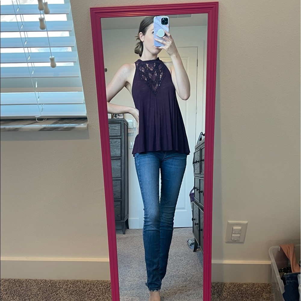 Purple Sequin Tank